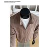 Hong Kong Style Loose Fit Men S Plus Size Long Sleeve Jacket