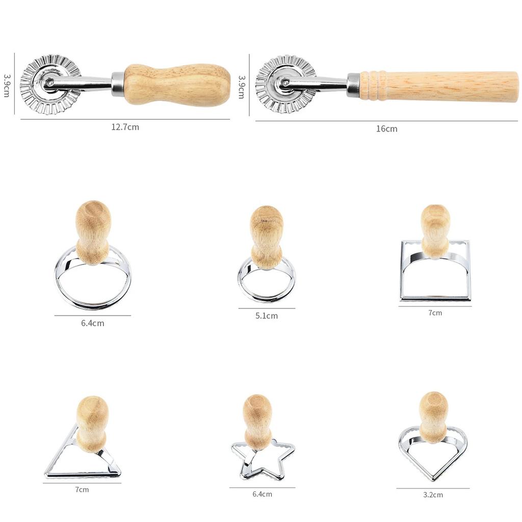 Инструмент для изготовления равиоли из нержавеющей стали, набор штампов для равиоли, набор колес для выпечки, набор формочек для печенья, набор кухонных насадок для пресса для пасты