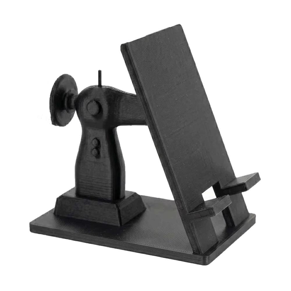 Vintage Sewing Machine Phone Stand 3D Printed Desk Decor Phone Holder Sewing Lover Gifts