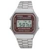 Casio Цифровые часы Винтажная серия Серебристый x Коричневый Зарубежная модель [Casio] A168WA-5AY Мужские, Женские, Детские