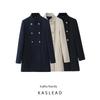 Kaslead Новое поступление Женский модный стиль Модное пальто из смесовой шерсти двубортное верхняя одежда 9037141