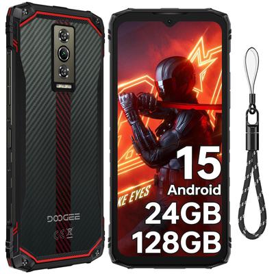 DOOGEE Blade10 Energy Защищенный смартфон Android 15, 24 ГБ+128 ГБ/2 ТБ, 6,56-дюймовый HD+ дисплей 90 Гц, 6150 мАч, 16 МП+8 МП, 3 слота для SIM-карт/NFC/IP68/IP69K/OTG/Face ID