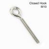 1Pc 304 Stainless Steel Sheep Eye Screw Fasteners Tools Hanging Hook Durable Bolt Ring  Hardware