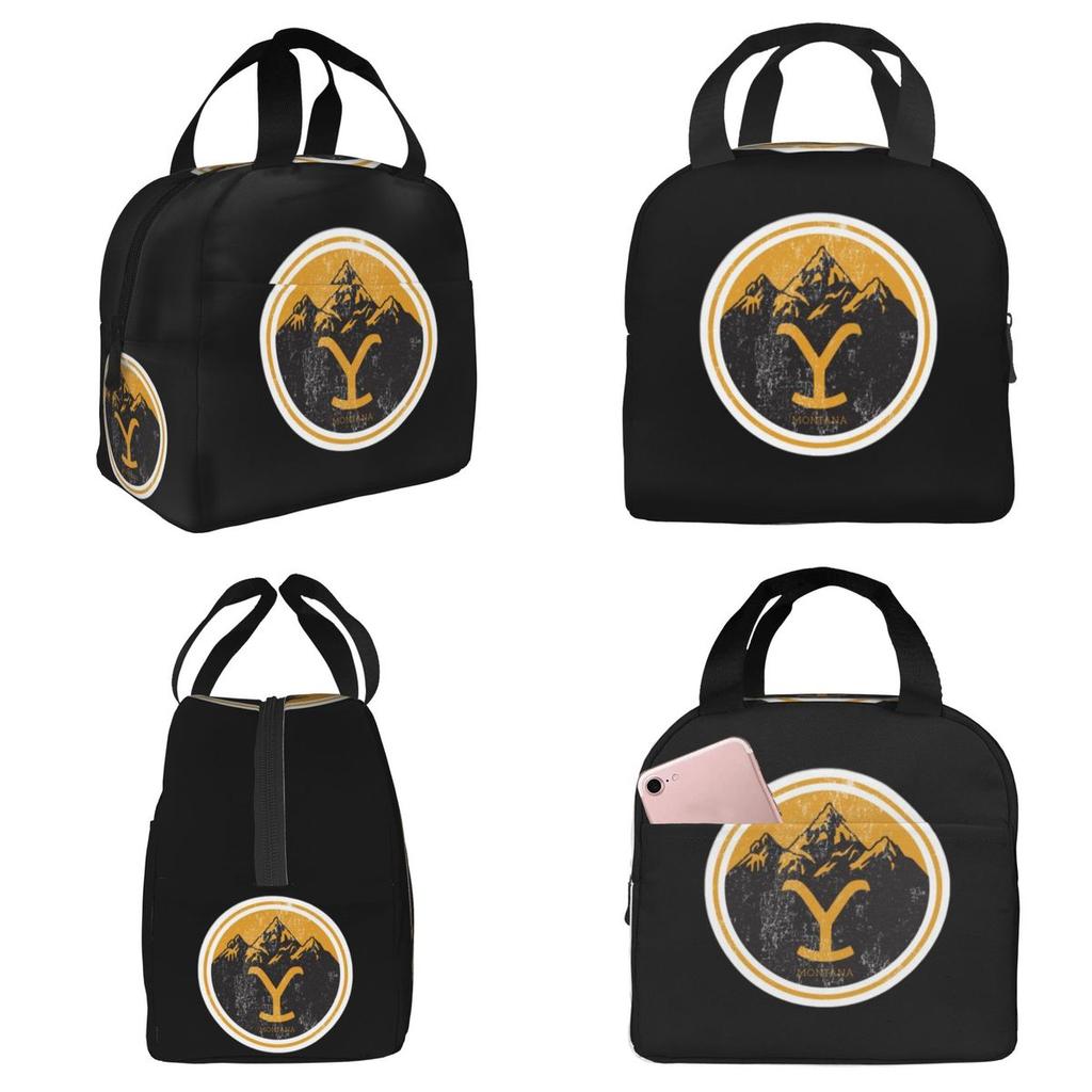 Yellowstone Quick Dry Dutton Ranch Insulated Lunch Bag for Women Office Cooler Thermal Food Box Tote PortableLunchBoxesContainer