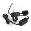 TVETE Waterproof Charger with Switch for Motorcycle, USB 2 Port Power On/Off Switch with