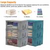 1/2/3Pcs Clothing Wardrobe Organizer Bag Clothes Blanket Quilt Closet Box Bag Home Foldable Storage