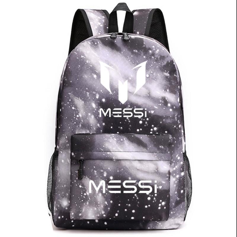 Unisex Oxford Fabric School Backpack Teen Students Lightweight Durable Laptop Bag With Character Print