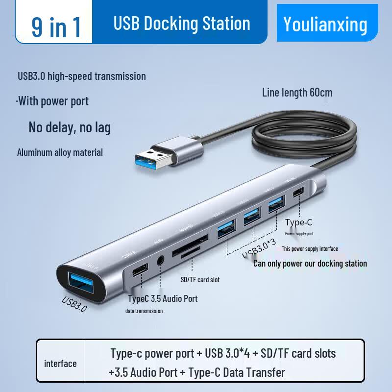 Youlianxing USB/Type-C Multi-Port Expansion Hub