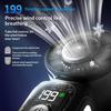 2025 New High-Speed Mini Handheld Cooling Fan Portable Large Wind Outdoor Neck Hanging Mecha Style with Torch and Mirror