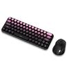 Keyboard and Mouse Wireless US DPI for Laptops and PCs Typewriter-Style Set, 2.4GHz, Cute, Retro, Compact, Tenkeyless, Layout, 3-Level Adjustment,