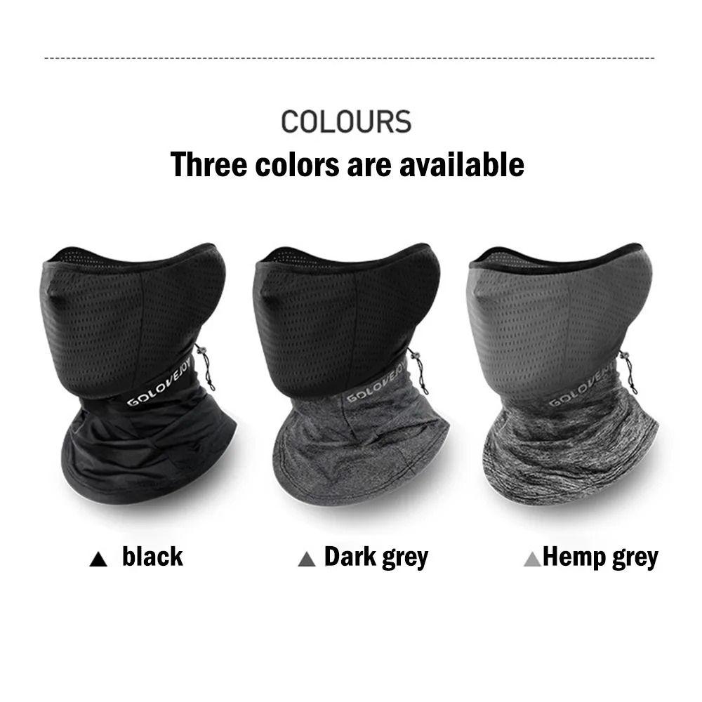 Breathable Sun Protection Mask Lightweight Cycling Mask Cap Mask Ice Silk Scarf Running