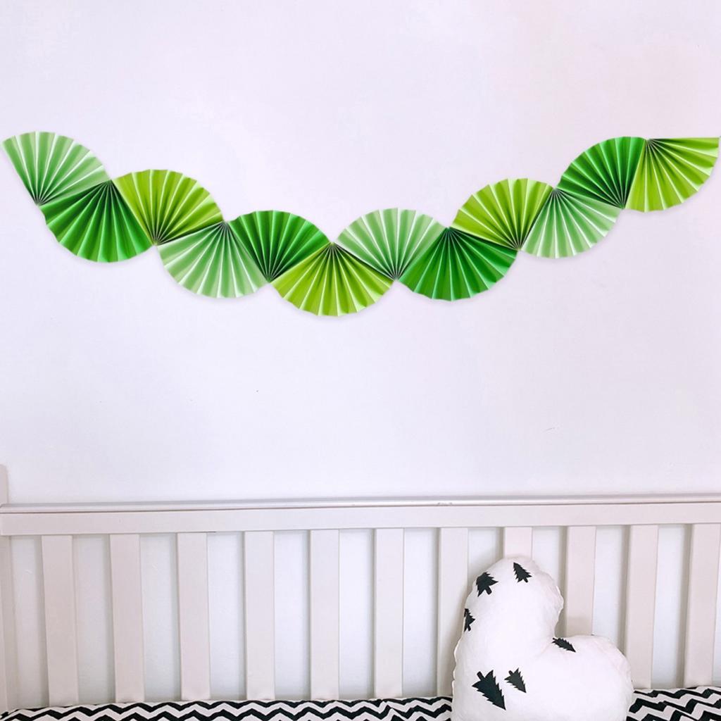 Мексиканская вечеринка Подвесные бумажные украшения Красочные бумажные веера оригами Украшения для свадьбы, дня рождения, карнавала, стены