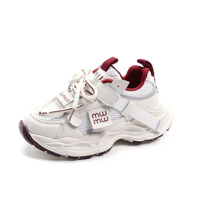 Fashion Children's Dad Shoes In the Early Spring of 2025, Popular Baby Girl Soft-soled Casual Shoes, Mesh Breathable Boys' Single Shoes