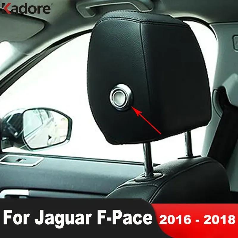 Для Jaguar F-PACE 2016 2017 2018 Матовая Накладка на Кнопку Регулировки Подголовника Сиденья Автомобиля Отделка Аксессуары для Интерьера