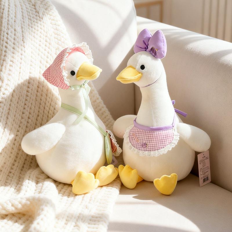 Игрушки из мягкого плюша «Кривая утка» в сидячей позе, очаровательные плюшевые животные-утки, куклы-компаньоны для детей, подарки на день рождения