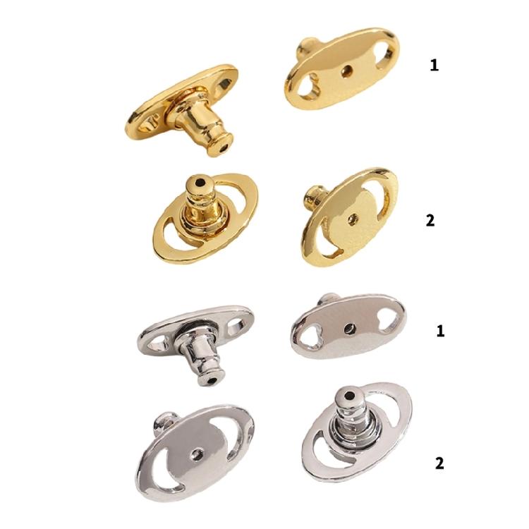 Sophisticated Earring Stabilizer Backs 4pcs Prevent Drooping Heavy Studs Adjustable Support For Sensitive Ears