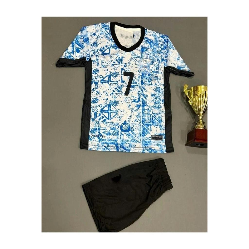 Portugal 2024/25 New Season Cristiano Ronaldo Away Kids Jersey Set Of 3