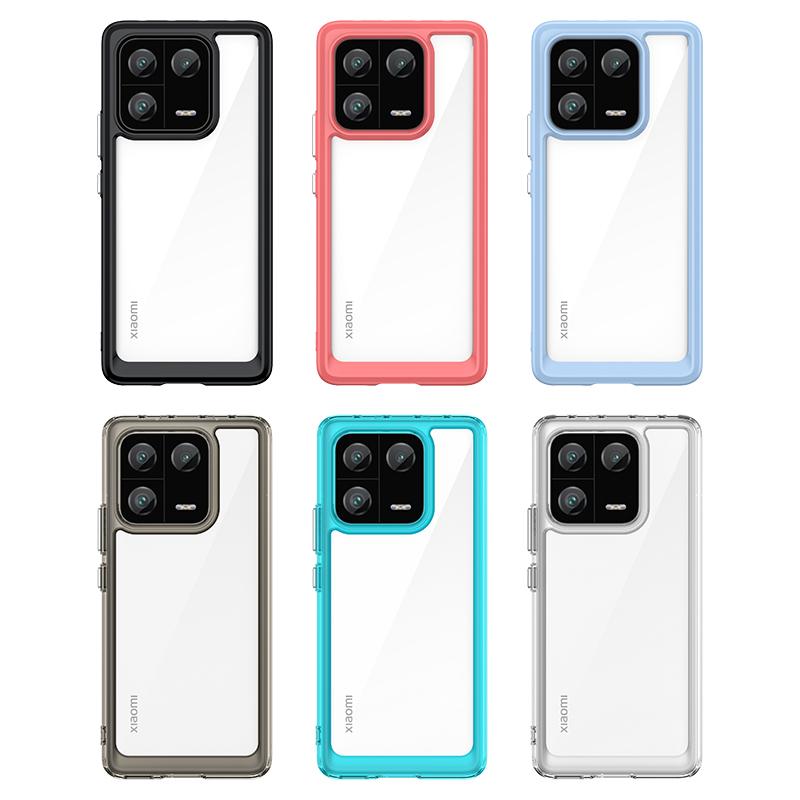 Для Xiaomi Mi 13 Pro Чехол Чехол Xiaomi 13 Pro Capa Ударопрочный Прозрачный Многоцветный Fundas Mi 12X 12 Lite 12S 12T 13 Pro