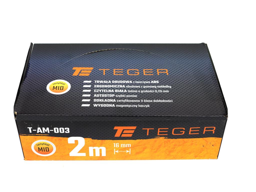 Miara Stalowa Rozwijana 2M 16Mm Teger