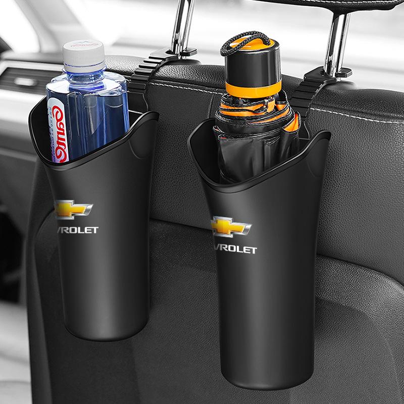 Car Storage Box Umbrella Garbage Organizer Bucket Accessories for Chevrolet Malibu XL Equinox Auto Door Entry Pedal Car Styling