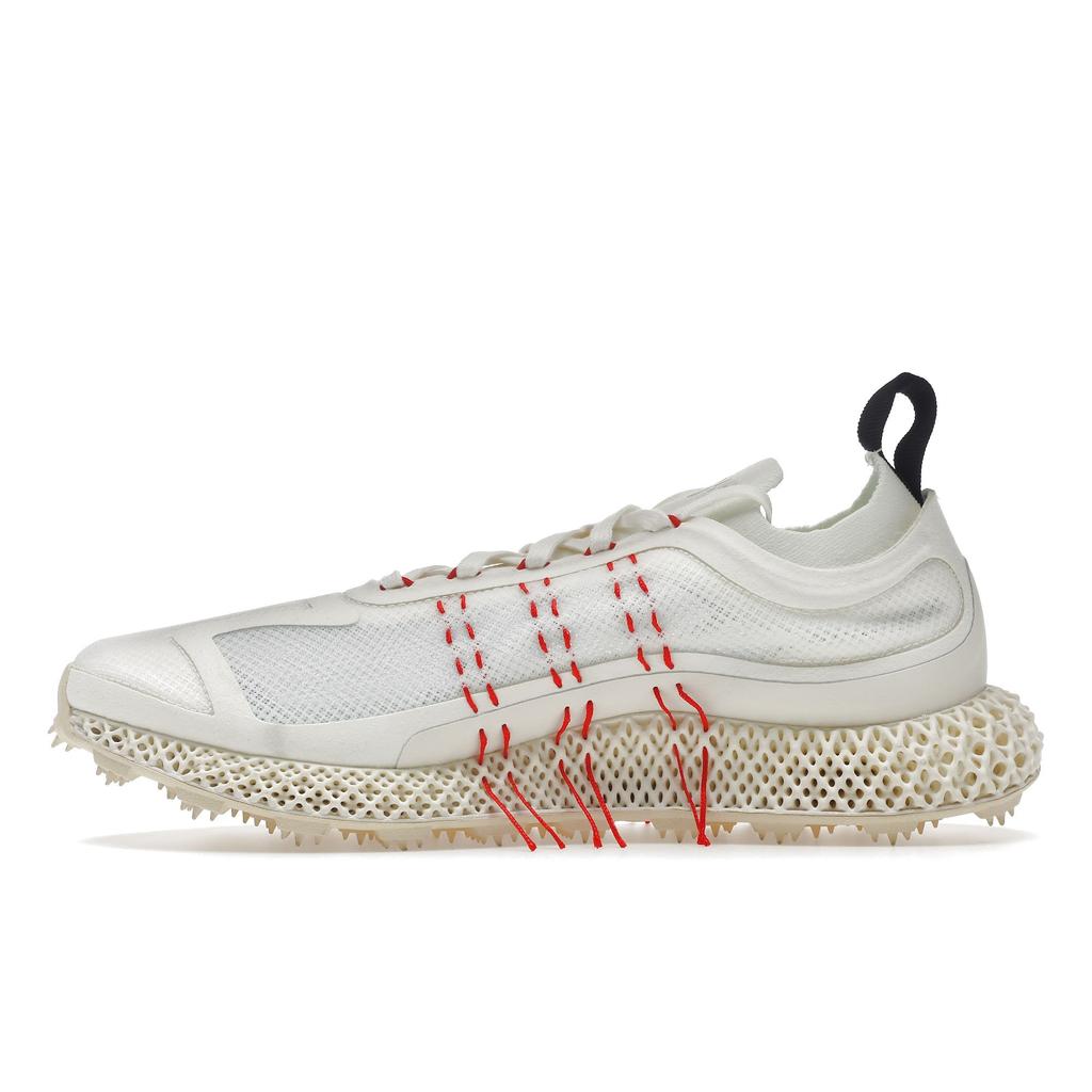 Adidas Y-3 Runner 4D Halo Core Белые кроссовки унисекс Красные ярко-голубые GW4451