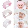 Кружевная повязка на голову для девочки: Защита родничка, с широкими полями, 0-3 года, аксессуар для фотосъемки на 100 дней, ободок для волос Little Princess