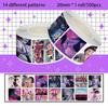 500Pcs/Roll Anime Kpop Demon Hunters Stickers Demon Hunters Tiger DIY Scrapbooking Phone Luggage Skateboard Waterproof