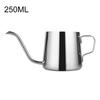 250 мл/350 мл кофейник из нержавеющей стали, длинный узкий носик, чайник с гусиной шеей, ручной чайник, капельный чайник, наливает кофе, чай