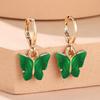 SHEIN butterfly earrings, summer temperament super fairy butterfly earrings, ear buckles ins wind color