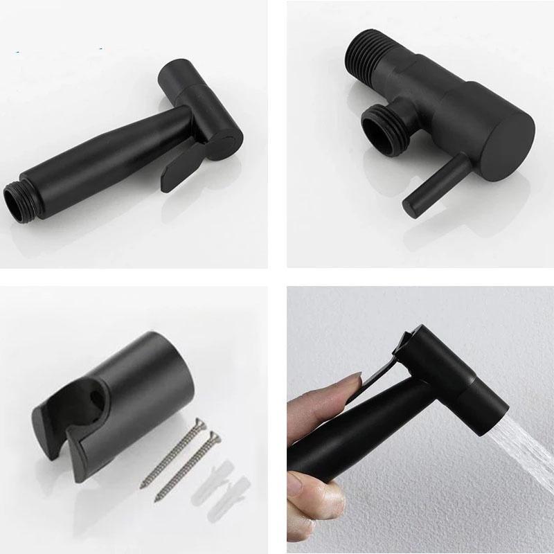 Бытовая ванная комната Душ Кронштейн для ванной комнаты Пистолет-распылитель для унитаза с фиксированным сиденьем Насадка для биде Подвесной крючок