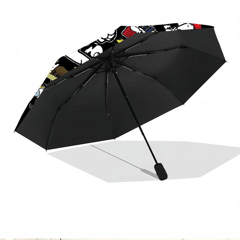 Snoopy Print Automatic Open Close Umbrella, Portable Foldable Umbrella, for Outdoor Commute Camping Trip, Ideal Birthday Gift