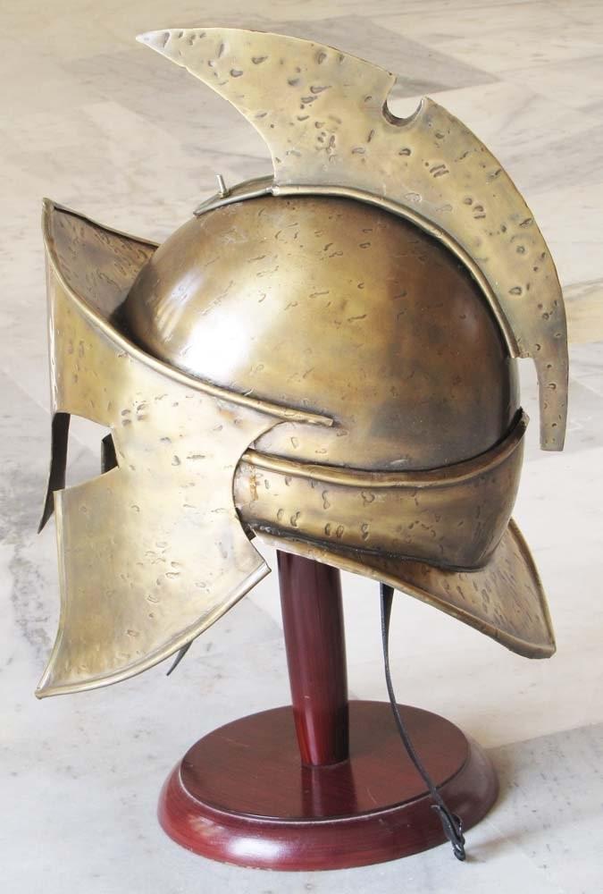 Spartan King Leonidas Medieval Greek Helmet 300 Movie Cosplay Prop Helmet