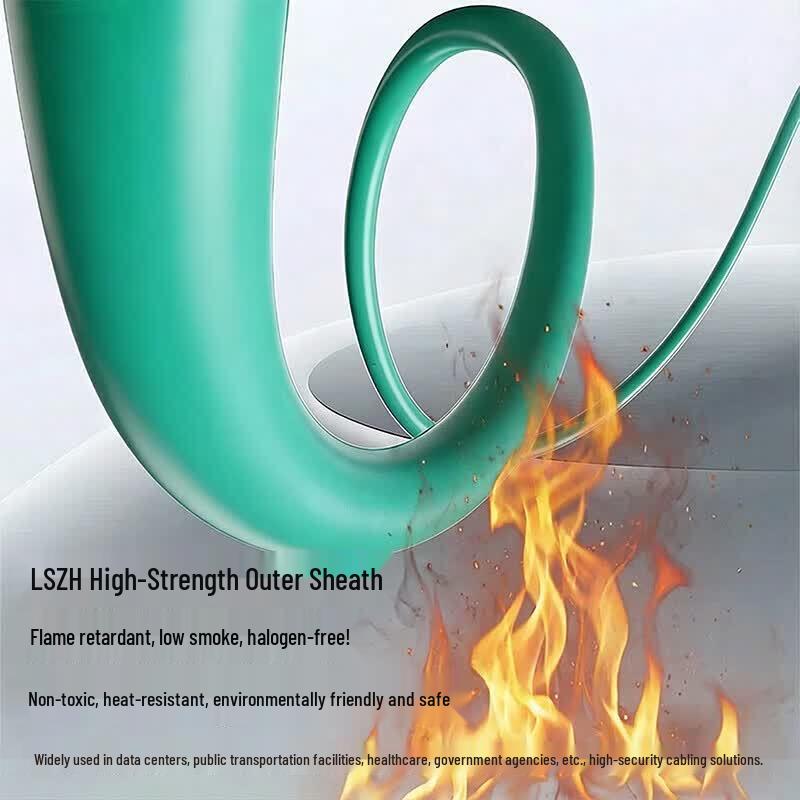 SAMZHE LC-LC OM3 Multimode Duplex Fiber Optic Patch Cable