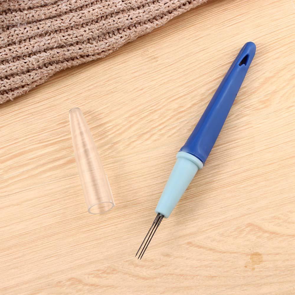 DIY Craft Plastic Handle Metal Felting Needle Punch Tool Embroidery Accessories Wool Felt Stitch