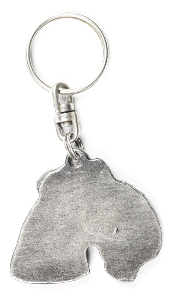 Лейкленд-терьер - посеребренная подвеска в виде собаки, украшение для сумки, подвеска на рюкзак от бренда Art-Dog