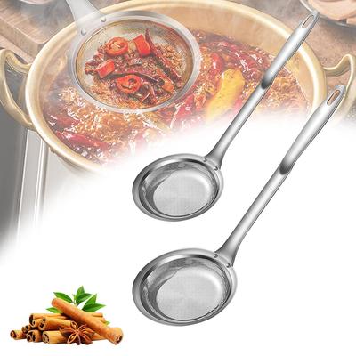 2 шт. Сито из нержавеющей стали 304 с очень мелкой сеткой для снятия жира и пены