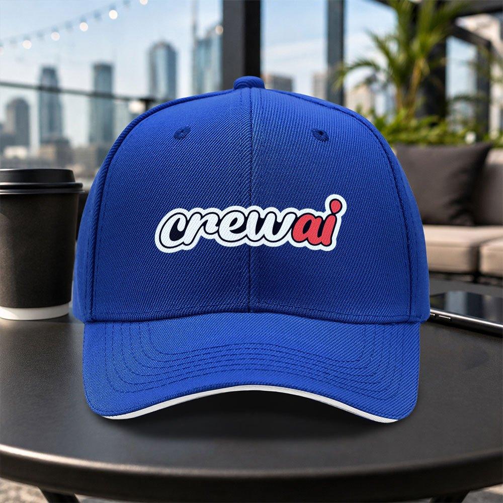 Versatile Casual Crewai Baseball Cap Unisex Lightweight Adjustable Dad Hat Multiple Colors