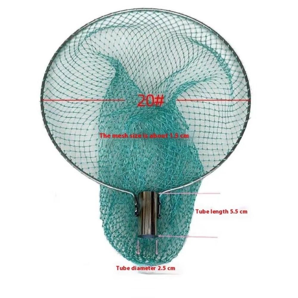 Multi-strand Fishing Landing Net Nylon Mesh Fly Fishing Dip Net For Freshwater Saltwater
