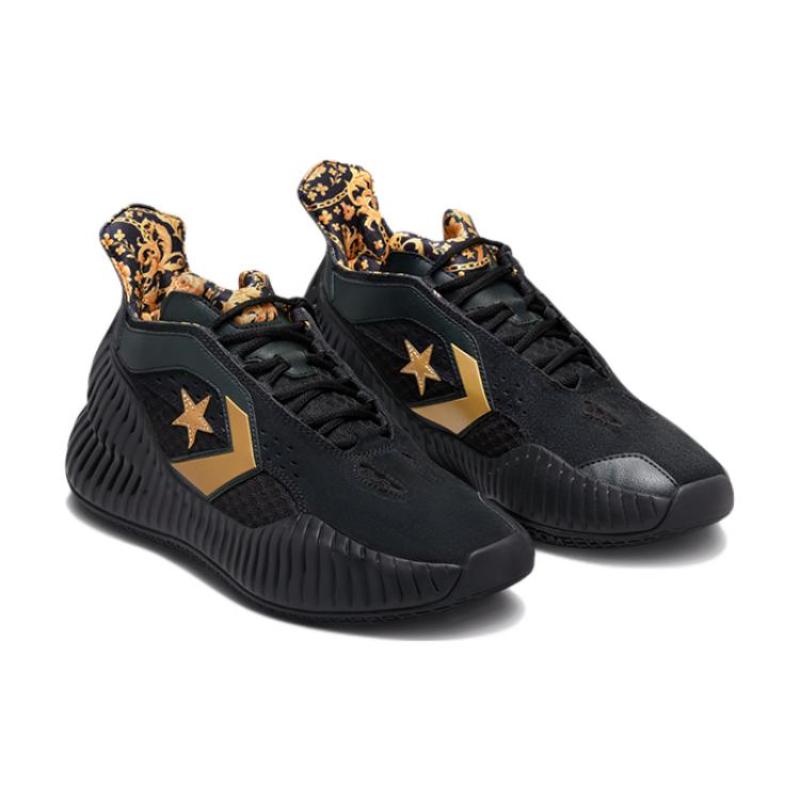 Converse Баскетбольные кроссовки All Star BB Prototype CX с низким верхом Унисекс Черно-золотые