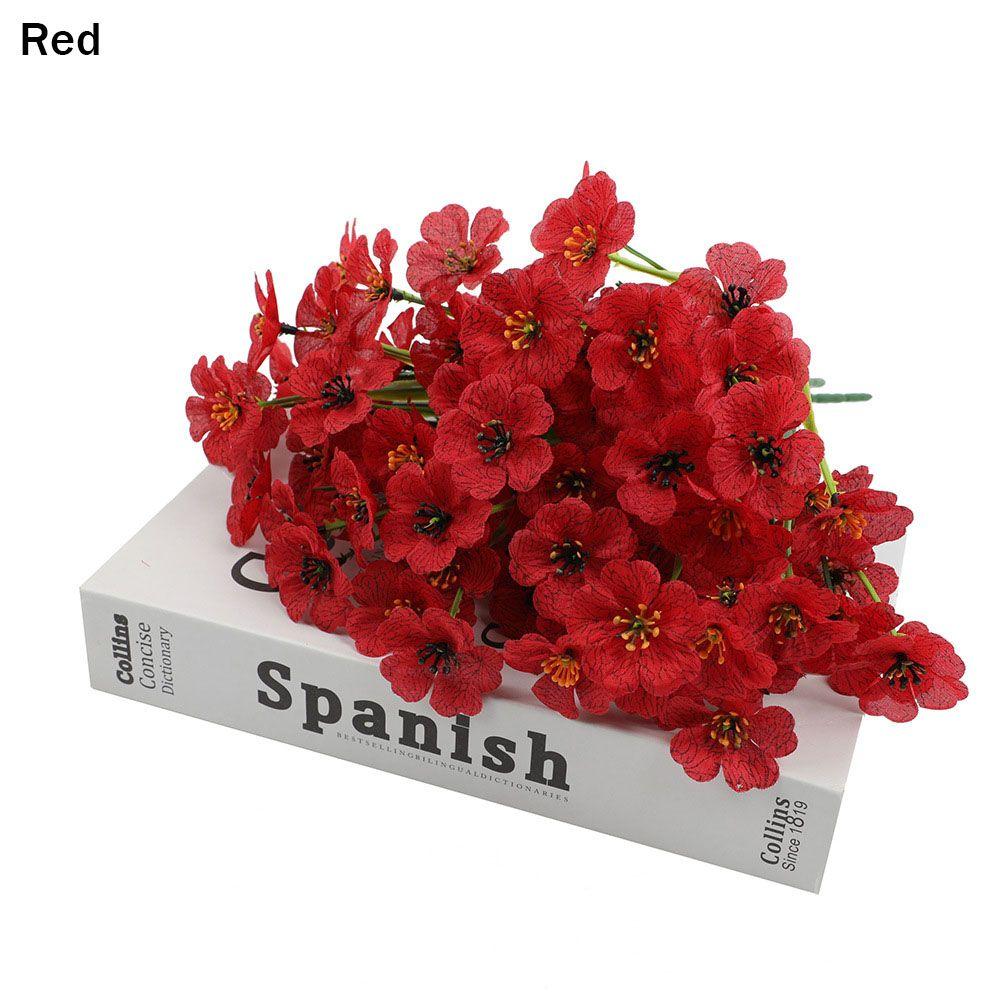 New Outdoor UV Resistant Plastic Plants Garden Porch Decor Artificial Flowers Fake Flowers