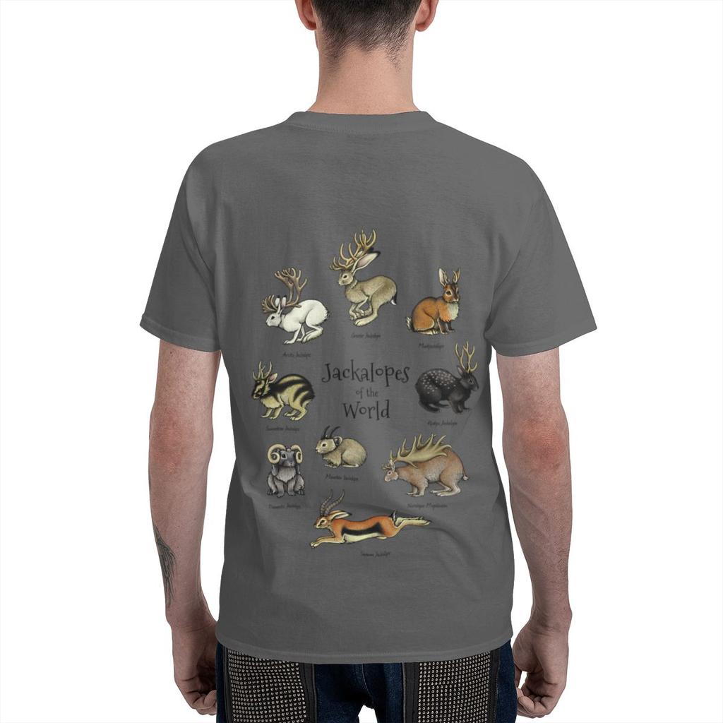 Jackalopes Of The World Ultraminimalist Reversible Tshirt Artistic Boy Everyday Versatility Unisexs Tshirts
