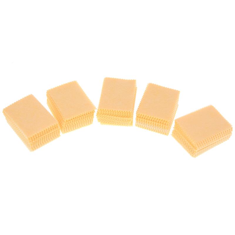 100Pcs Yellow Microfiber Cleaning Cloths For Tablet Cell Phone Laptop Lcd Screen