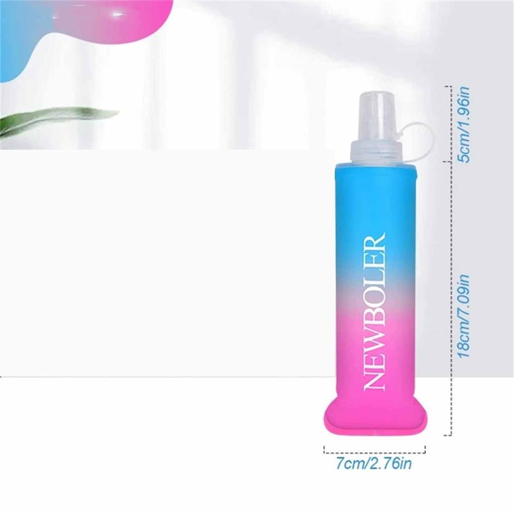 Спортивная бутылка для воды с градиентом – Складной портативный гидратационный мешок для , Бега и активного отдыха