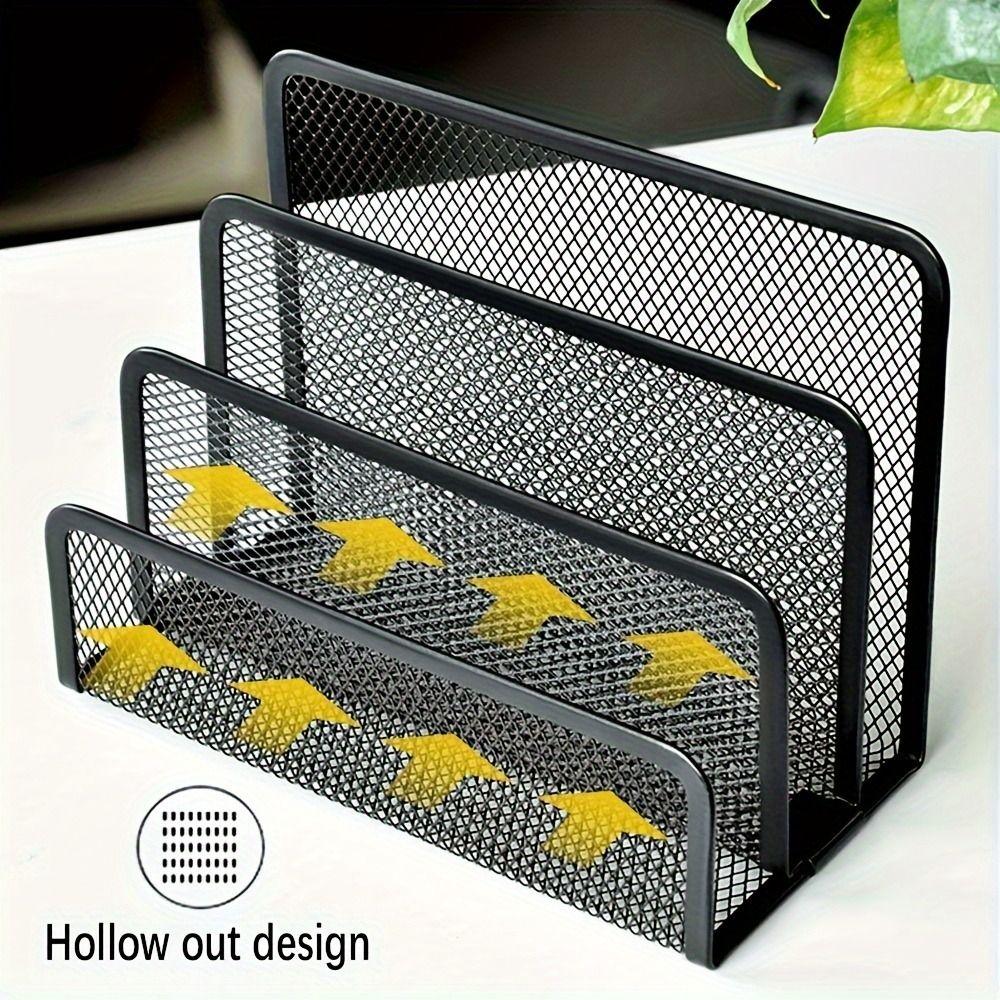 Three-layer Desk Office File Holder Multifunctional Business Document Tray Business Card File