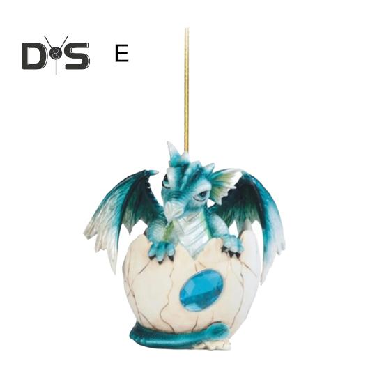 Качающийся дракон, подвесное украшение для зеркала автомобиля, рождественская елка, украшение для автомобиля, акриловые универсальные аксессуары для салона автомобиля