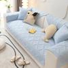 Утолщенный моющийся хлопковый чехол для дивана для гостиной, нескользящий диван-полотенце, подушка для дивана, L-образный коврик для дивана, подушка для сиденья, современный дом