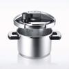 Скороварка Meyer Pressure Ultra High Pressure из нержавеющей стали, совместимая с набором рецептов, разработанная под руководством Масахиро Касахары.