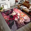 1pc Genshin Impact Lyney1 Design Printed Area Rug Carpet for Bedroom Living Room Home Decor Rugs Mat Non Slip Mat Rug for Bedside