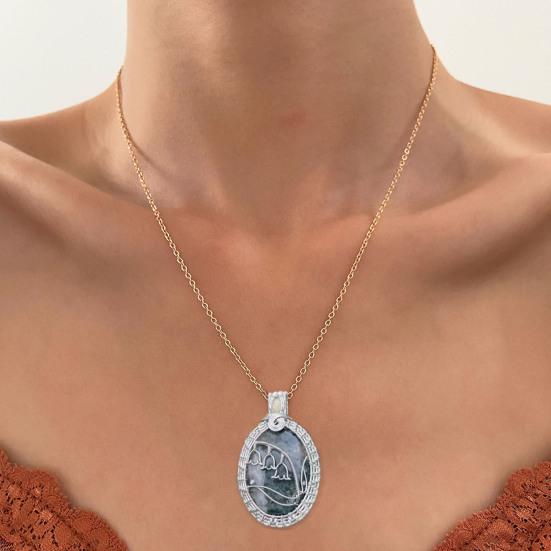 Ожерелье-подвеска ручной работы, привлекательное, элегантное, женское, ручной работы, подарочное на День матери, день рождения