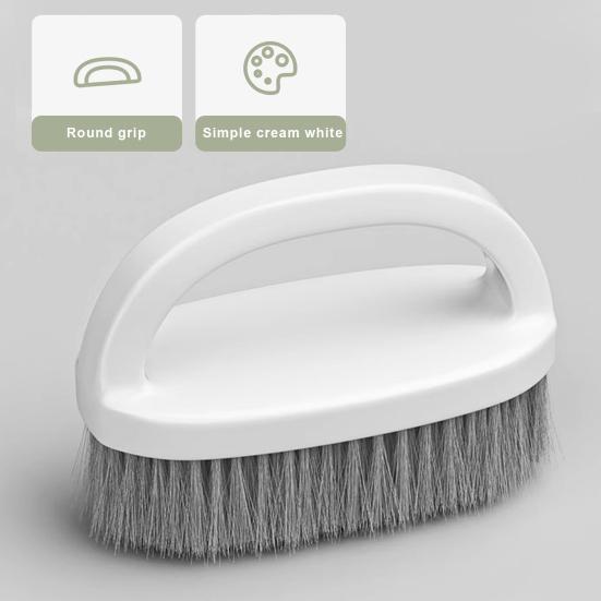 Cleaning Brush with Stiff Bristles Multi-Purpose Loop Handle Heavy Duty Plastic Brush Small Areas Tough Stains Cleaner